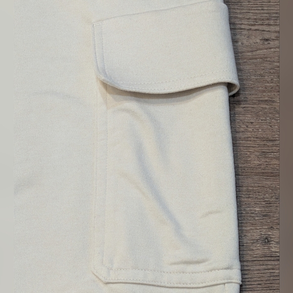 Vuori Boyfriend Cargo Sweatpant Milkweed Heather Sz Small - Picture 6 of 16